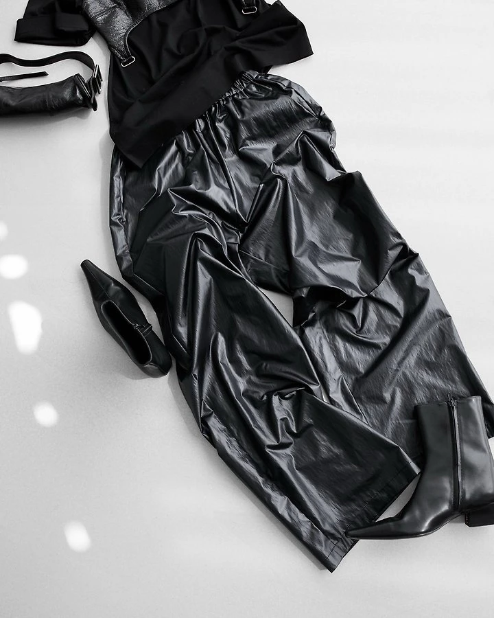 Essential Coated Banding Pants by Paper Moon for Women - view 2