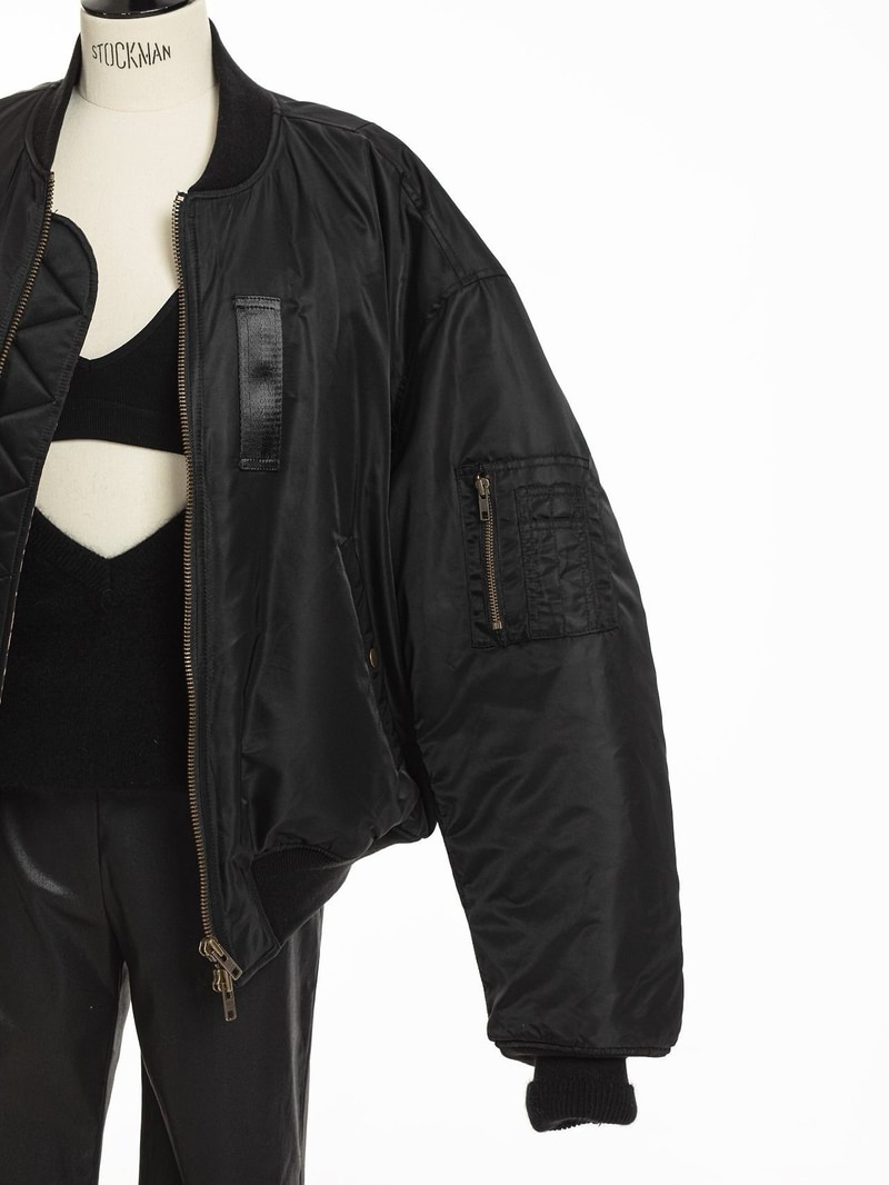 Reversible Nylon Bomber Jacket by Paper Moon for Women - view 4
