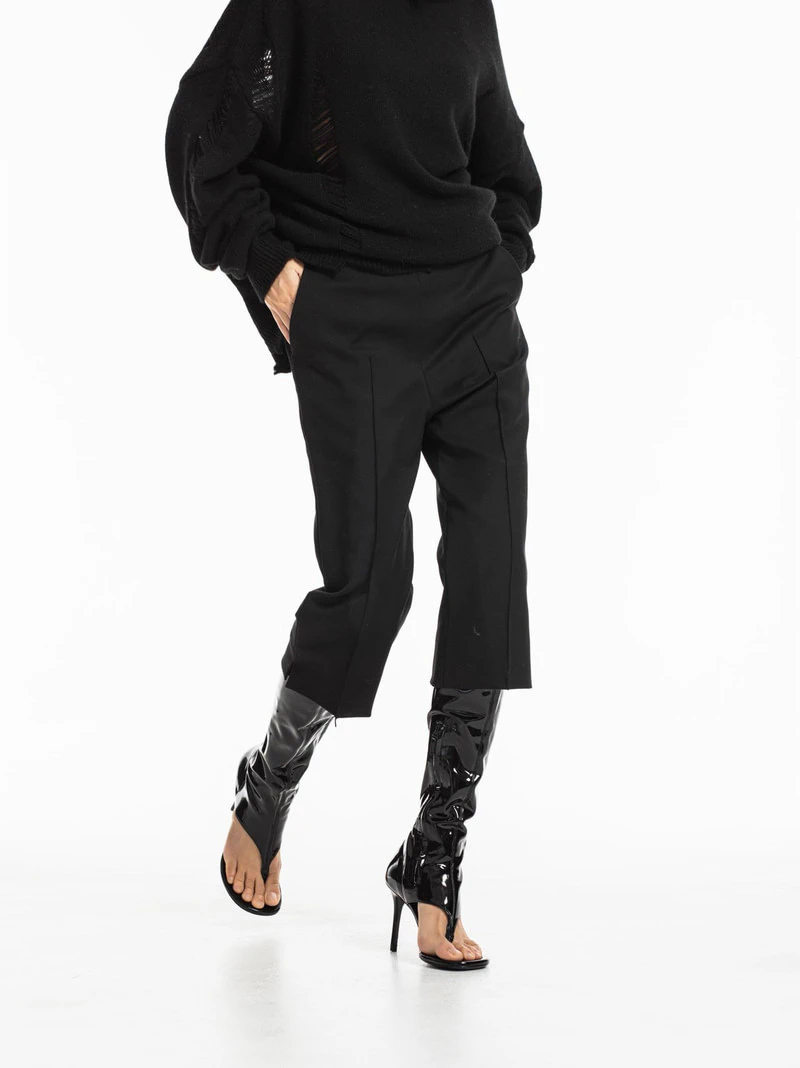 Crease Line Slit Midi Pants by Paper Moon for Women - view 2