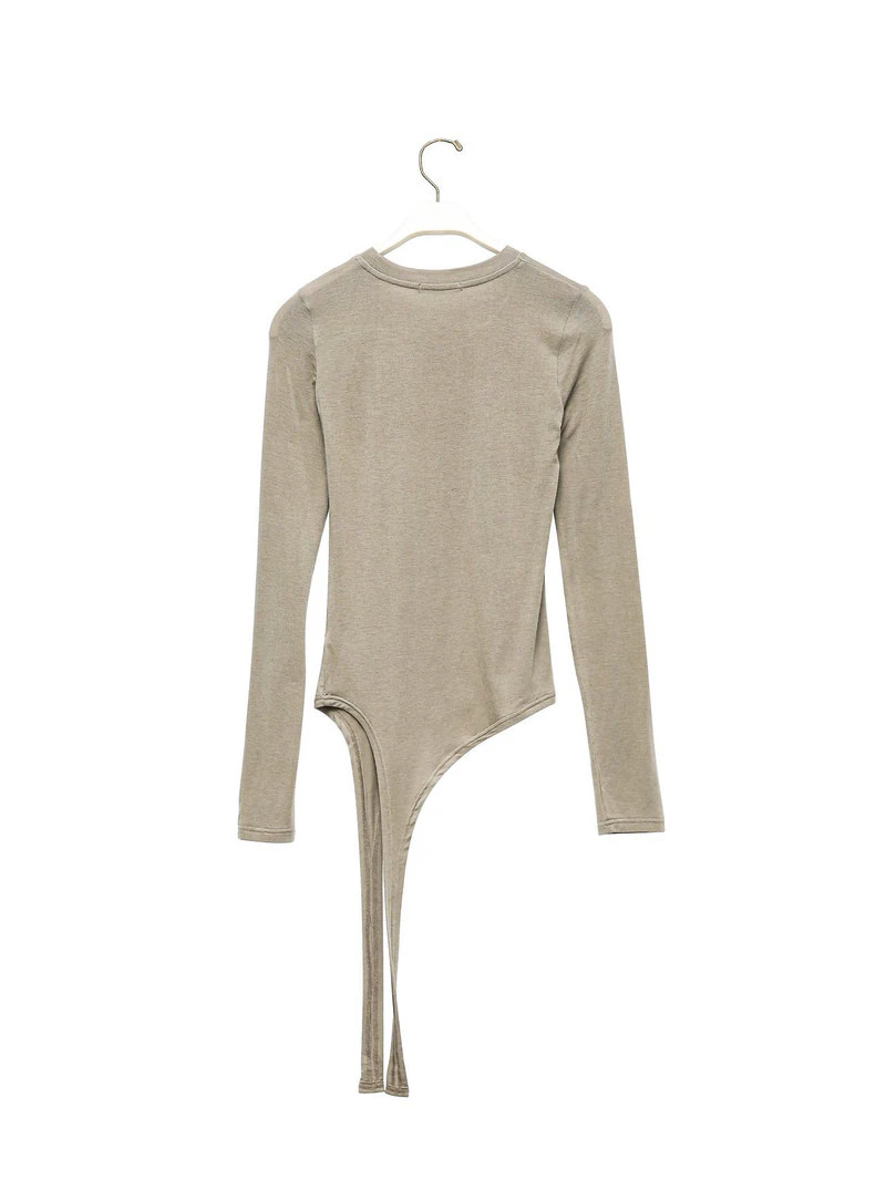 Unbalanced Hem Line Detail Slim Long Sleeved Tee by Paper Moon for Women - view 6