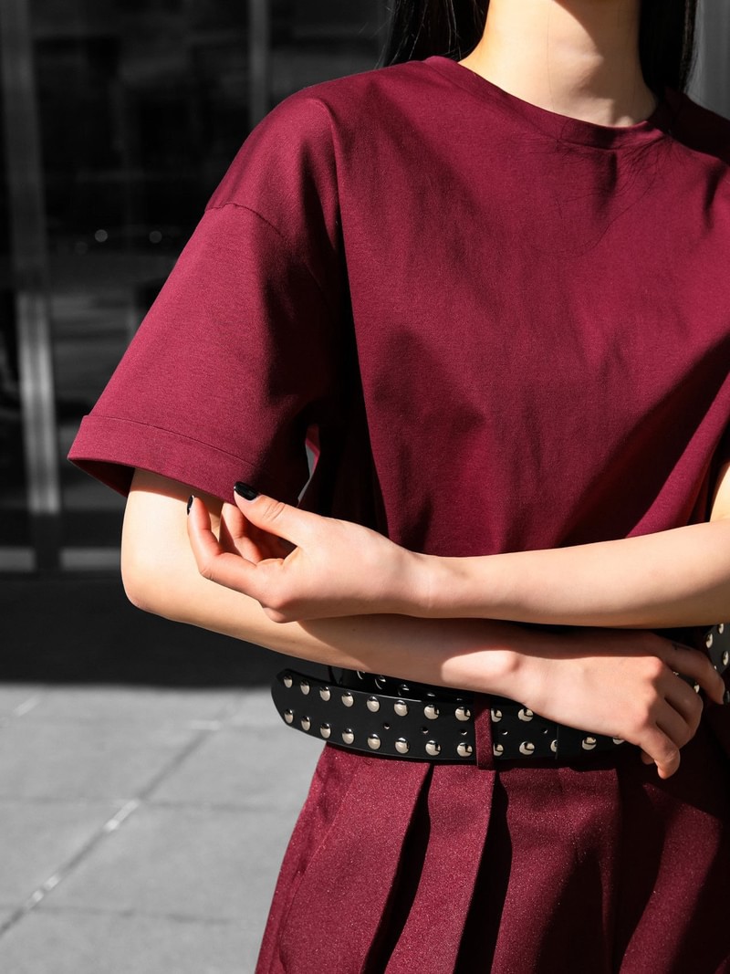 Cotton Roll-up Tee by Paper Moon for Women - view 2
