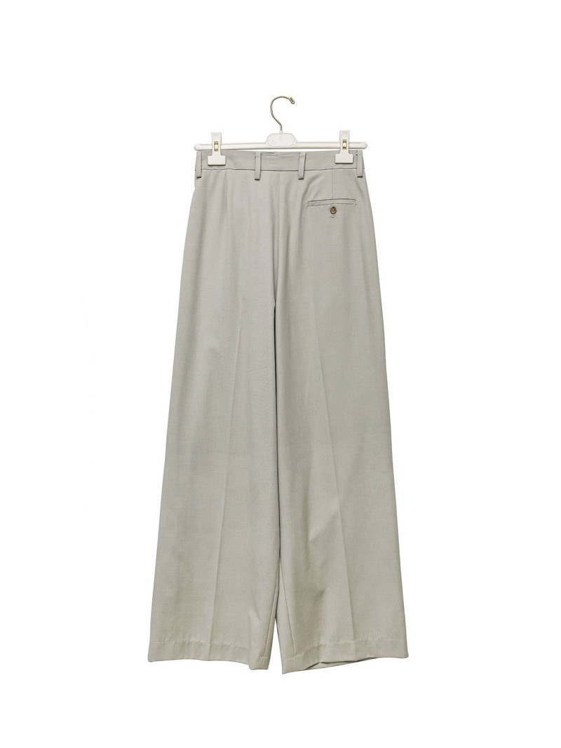 Asymmetry Pintuck Wide Maxi Trousers by Paper Moon for Women - view 6