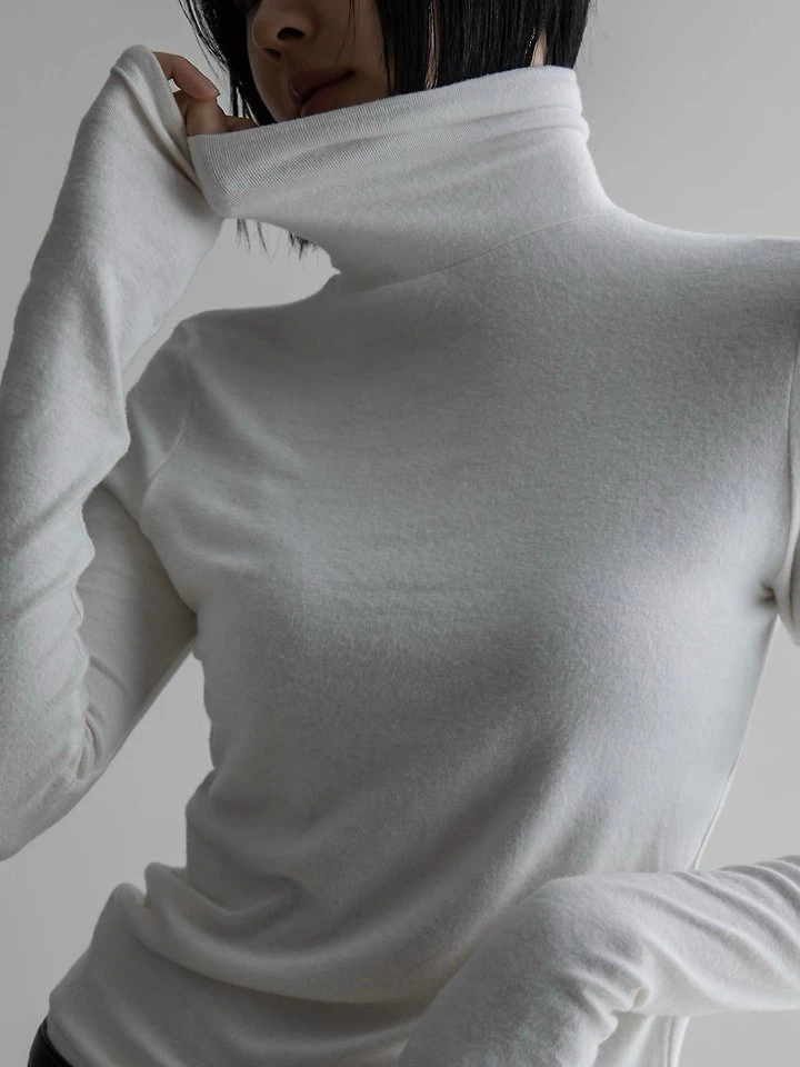 Soft Warm Texture Classic Turtleneck T by Paper Moon for Women - view 1