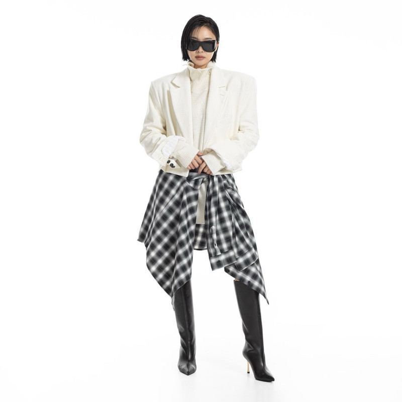 Classic Corduroy Cropped Blazer by Paper Moon for Women - view 2