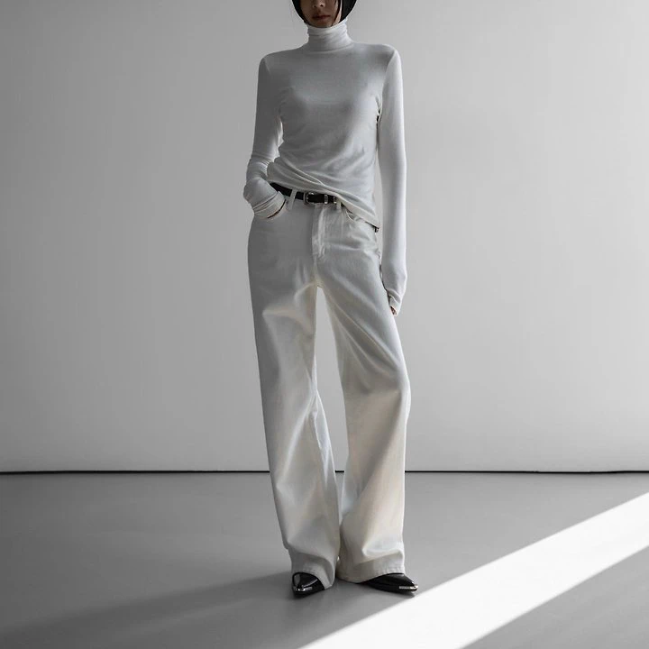 Soft Warm Texture Classic Turtleneck T by Paper Moon for Women - view 2