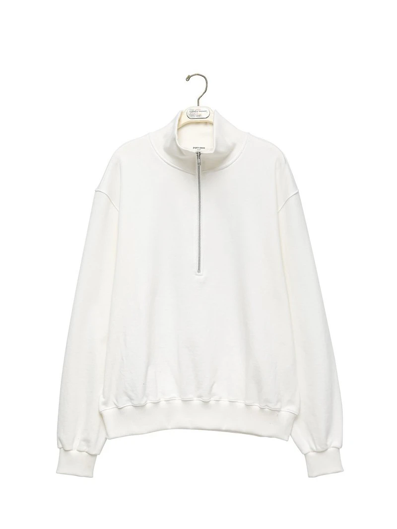 Classic High Neck Half Zip-up Sweatshirt by Paper Moon for Women - view 6
