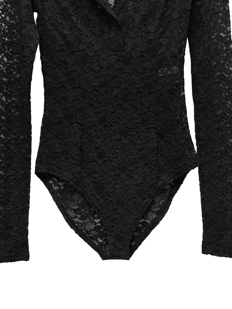 Slim Lace Bodysuit by Paper Moon for Women - view 10