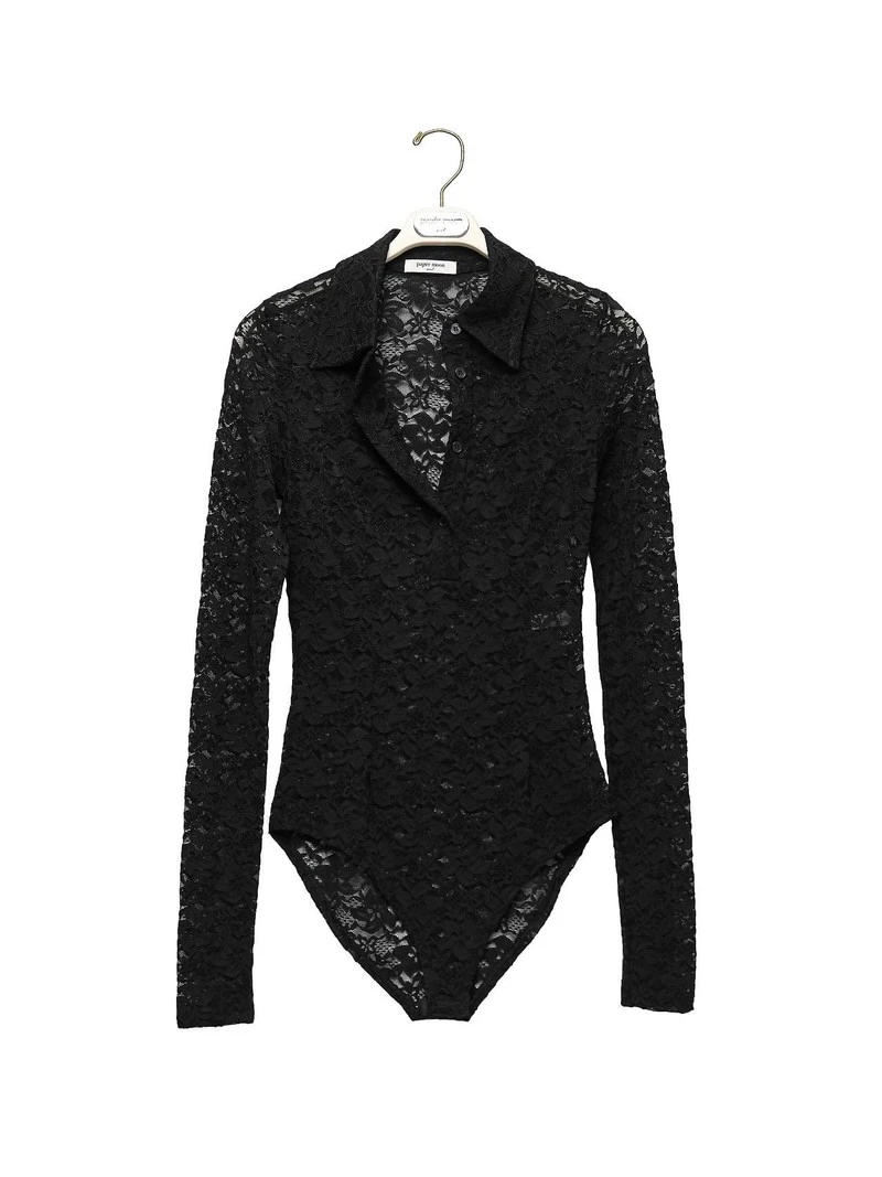 Slim Lace Bodysuit by Paper Moon for Women - view 4