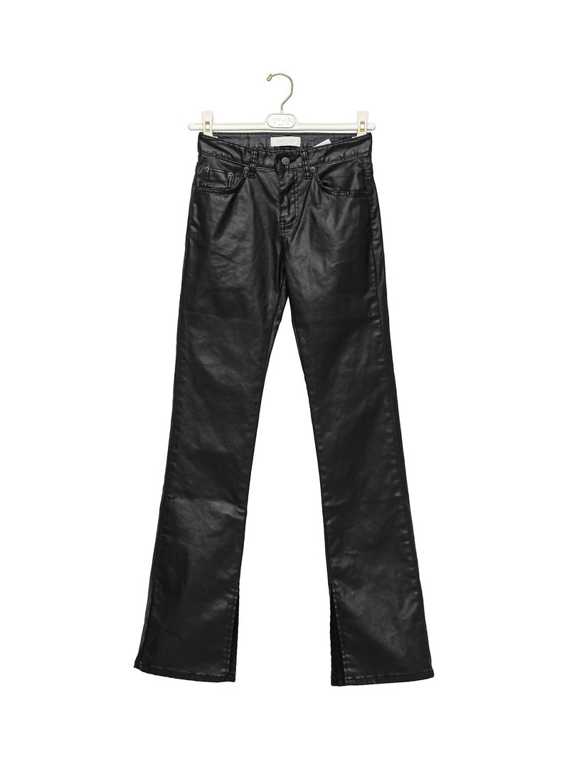 Classic Coated Slit Flare Jeans by Paper Moon for Women - view 1