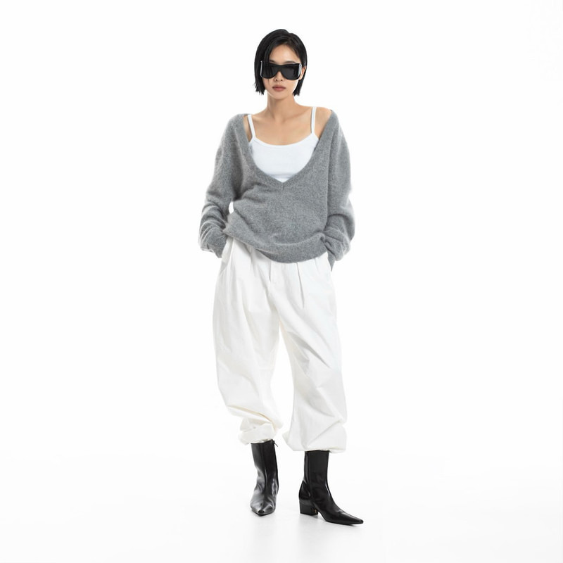 Curve Volume Wide Chino Pants by Paper Moon for Women - view 3