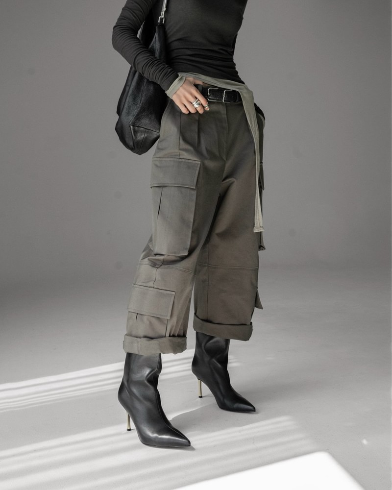 Structure Double Cargo Pants by Paper Moon for Women - view 2
