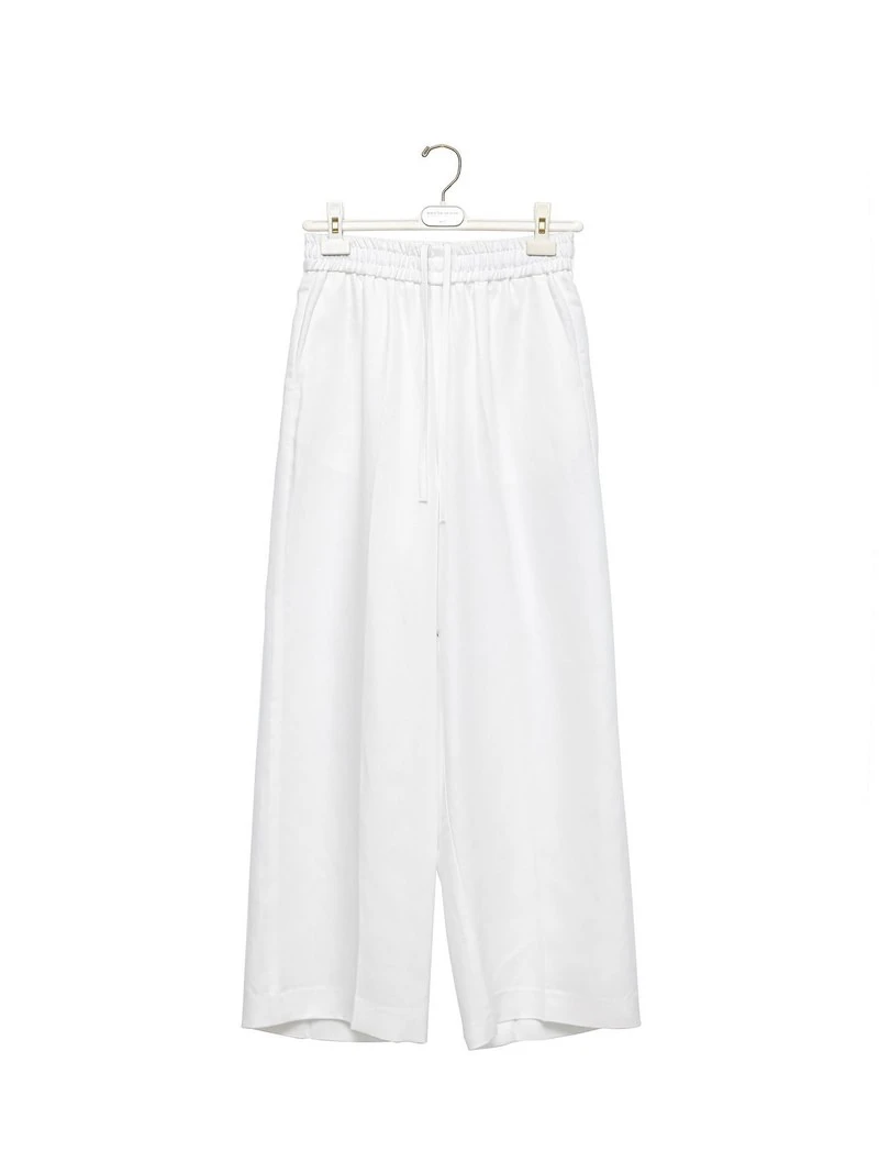 Linen Drawstring Trouser by Paper Moon for Women - view 4