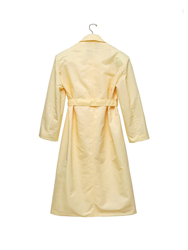 Classic Belted Nylon Maxi Coat by Paper Moon for Women - view 6