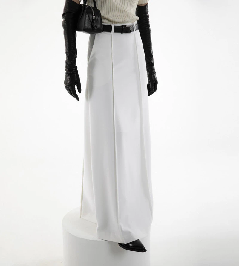 Pintuck Detail Maxi Flare Skirt by Paper Moon for Women - view 1