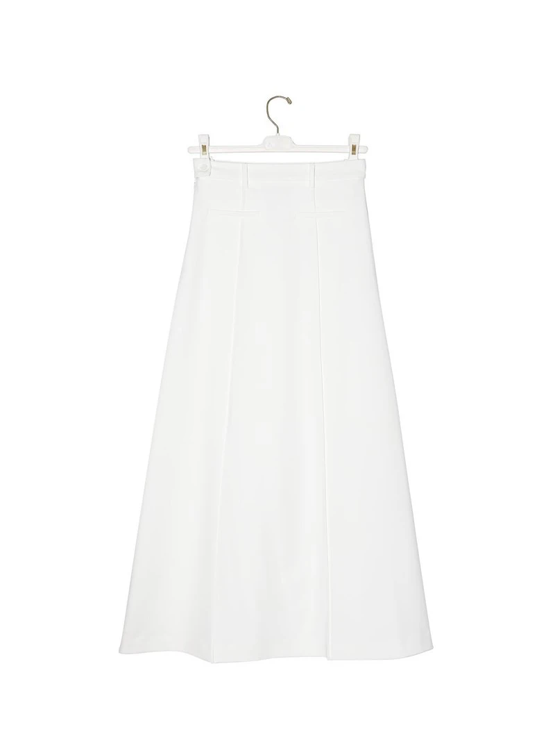Pintuck Detail Maxi Flare Skirt by Paper Moon for Women - view 5