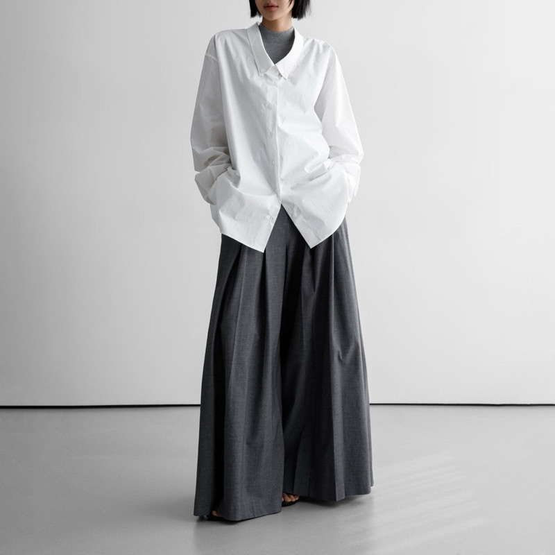 Low Collar Point Paper Button Down Shirt by Paper Moon for Women - view 1