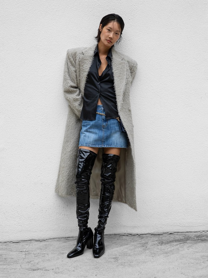 Classic Hairy Minimal Coat by Paper Moon for Women - view 1