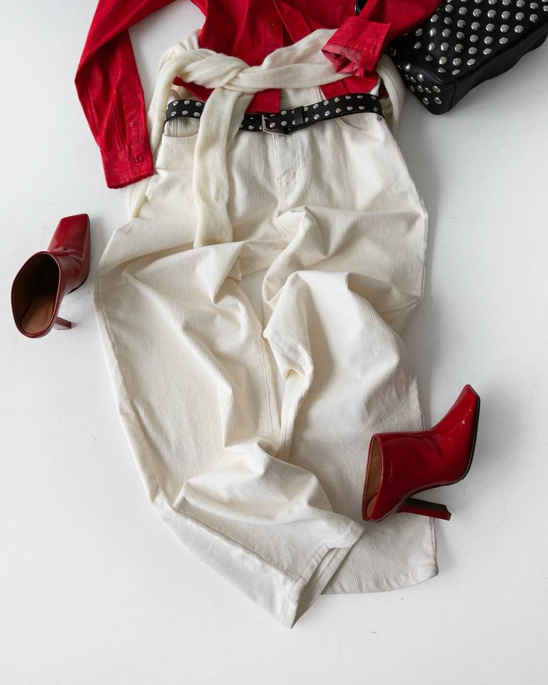 Classic Corduroy Volume Pants by Paper Moon for Women - view 6