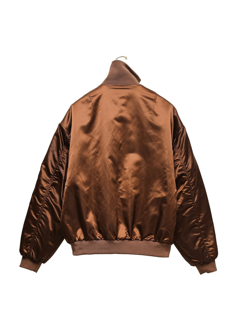Oversized High Neck Padded Bomber Jacket by Paper Moon for Women - view 5
