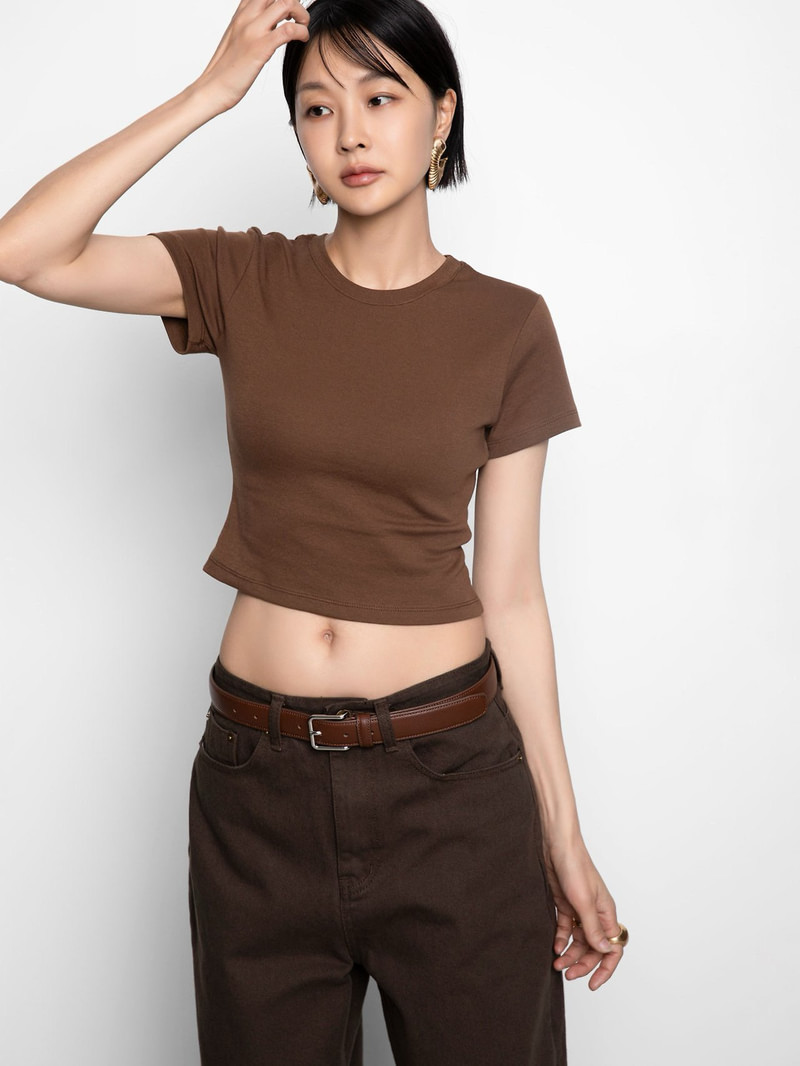 Essential Crop Tee by Paper Moon for Women - view 1