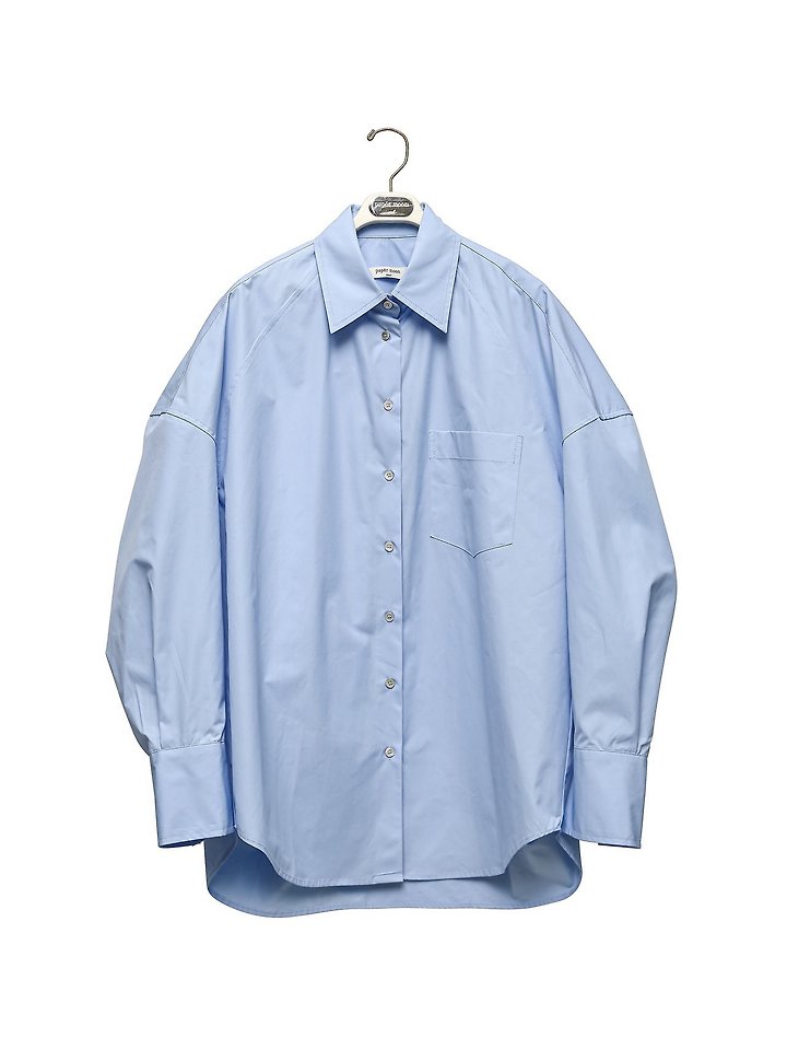 Oversized Panel Pattern Poplin Shir by Paper Moon for Women - view 6
