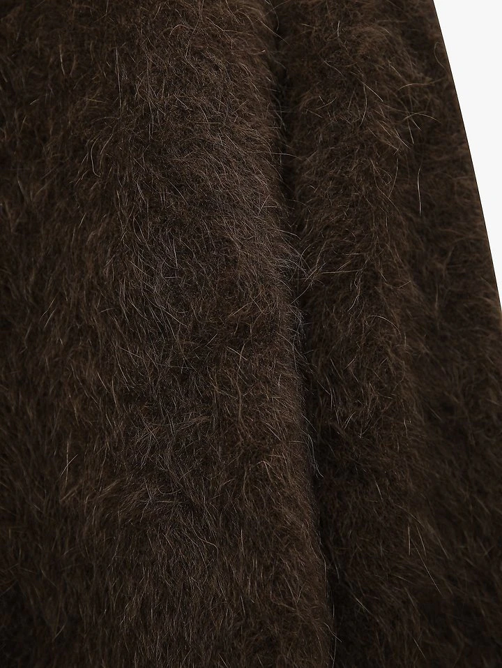 LUX Mink Angora Oversized Knit Cardigan by Paper Moon for Women - view 11