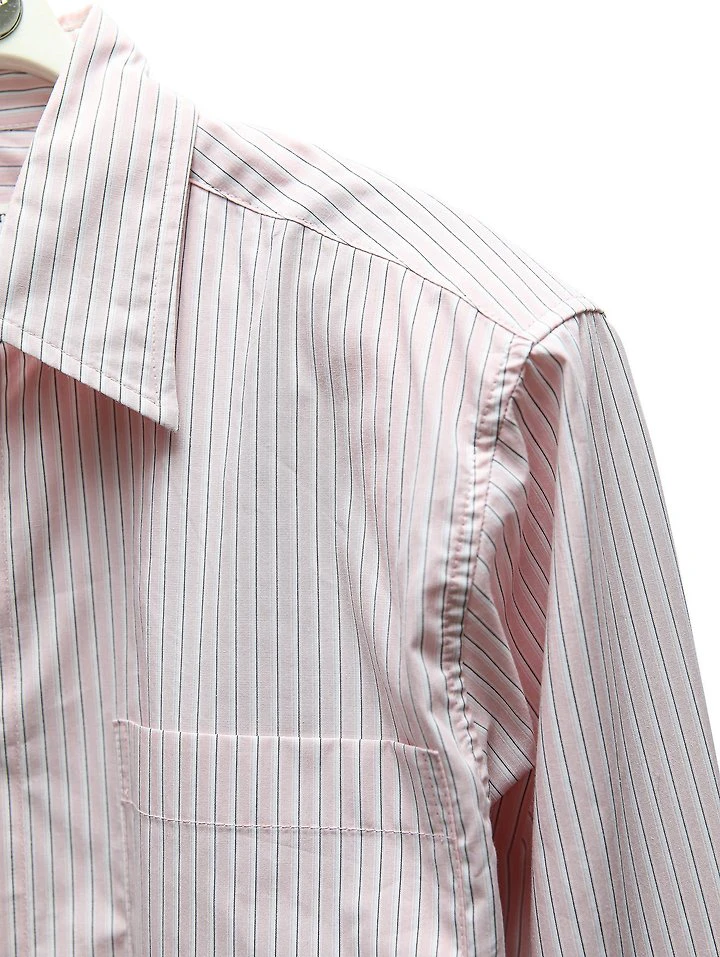 Striped Pocket Detail Cropped Shirt by Paper Moon for Women - view 7