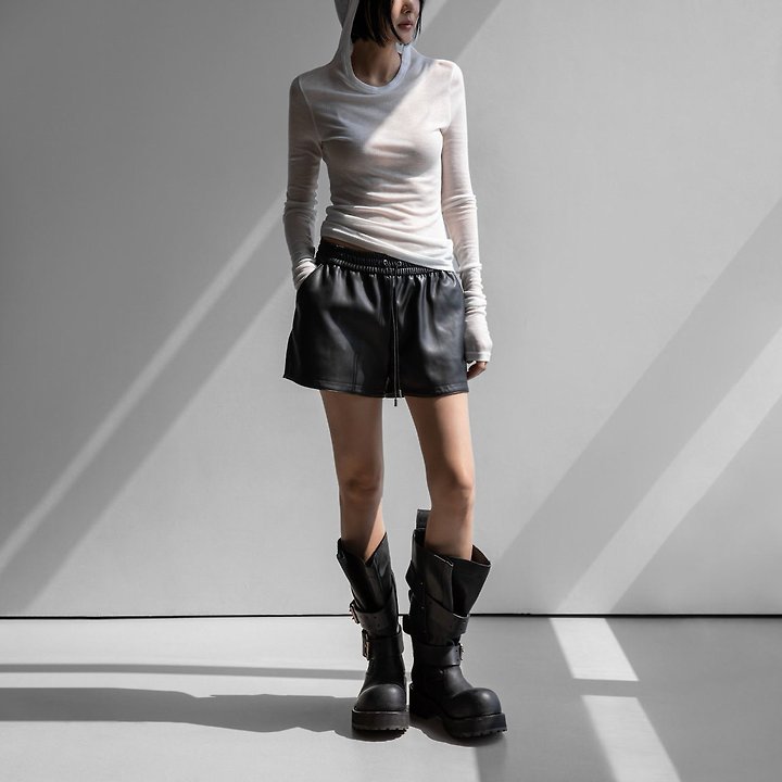 Faux Leather Shorts by Paper Moon for Women - view 3