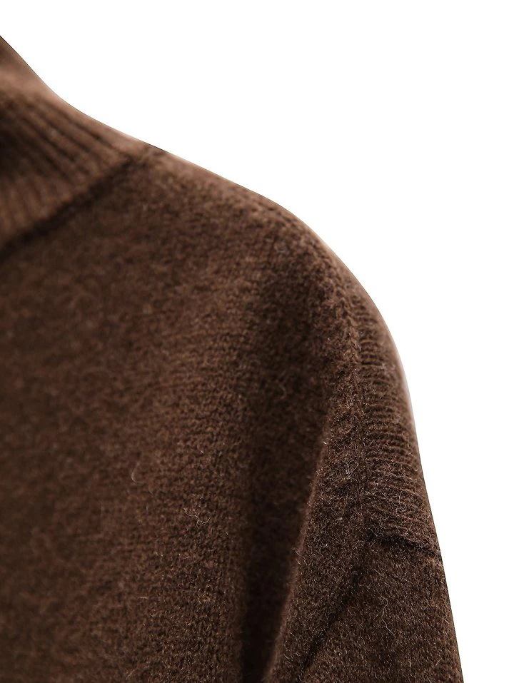 Classic Cashmere Blended Wool High Neck Knit T by Paper Moon for Women - view 11