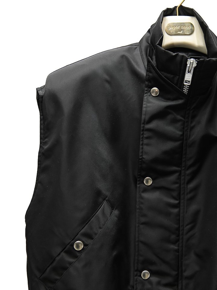 Oversized Padded Shoulder Bomber Vest by Paper Moon for Women - view 10