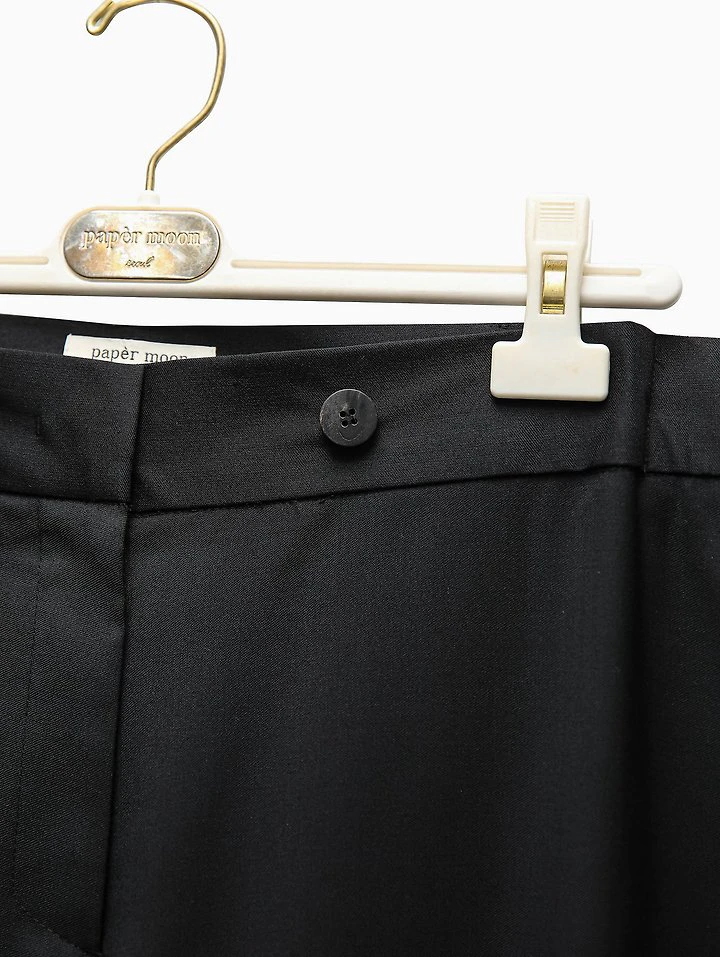 LUX Squared Double Wrap Wide Detail Trousers by Paper Moon for Women - view 9
