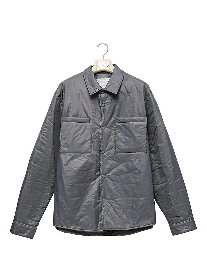 Oversized Vivid Light Padded Button Down Shirt by Paper Moon for Women - view 2