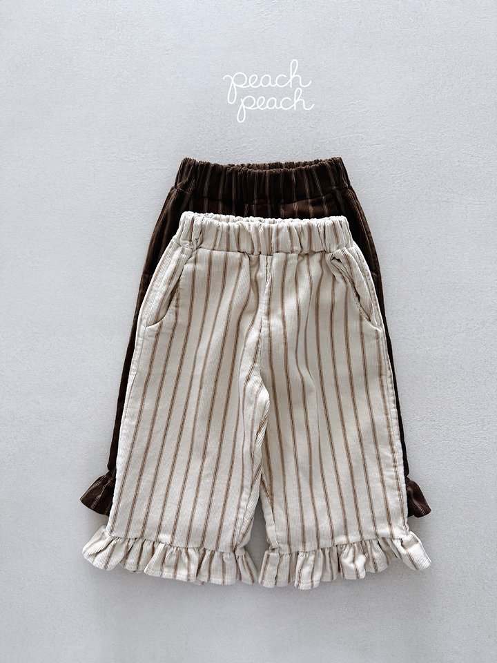 Marron Corduroy Pants by Peach Peach for Child - view 6