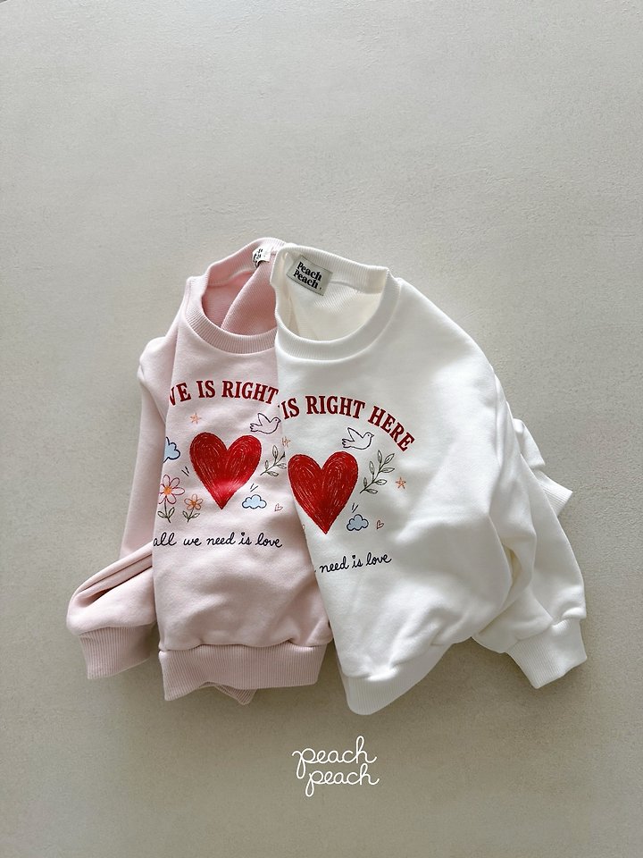 Love Sweatshirt by Peach Peach for Child - view 7