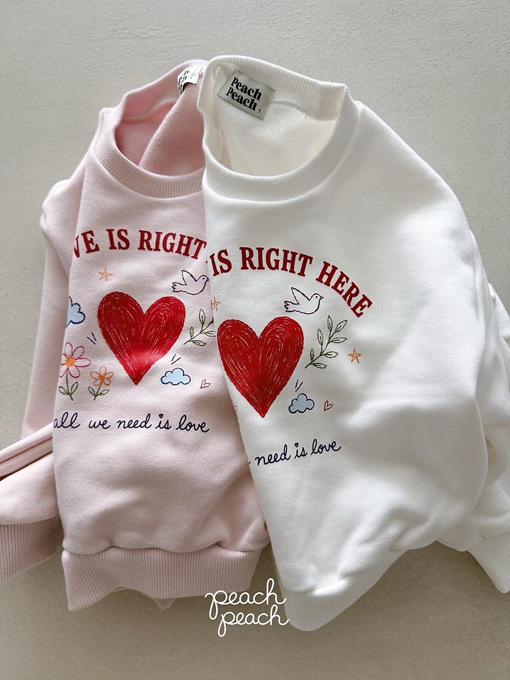 Love Sweatshirt by Peach Peach for Child - view 8