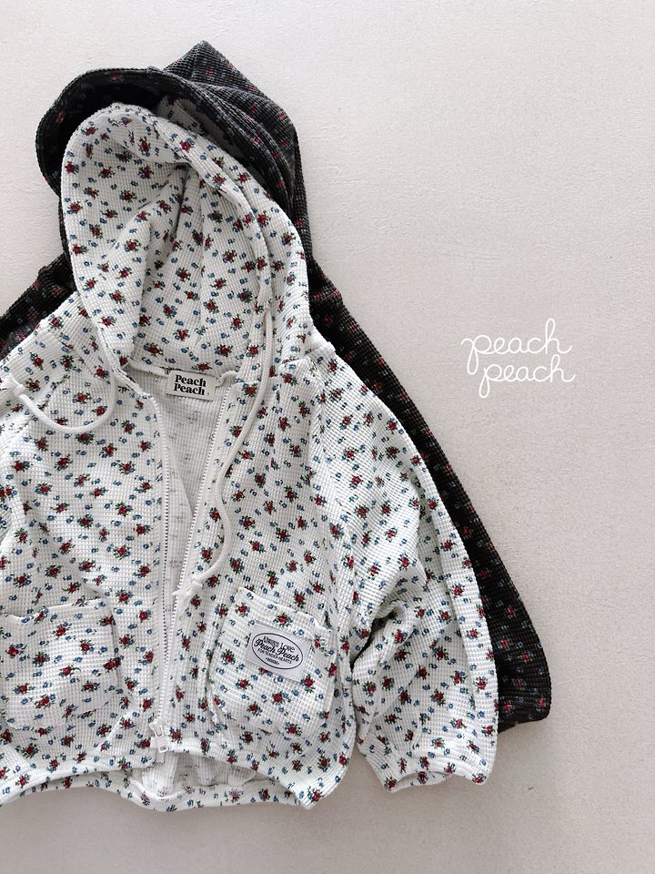 Rosie Waffle Hoodie by Peach Peach for Child - view 4