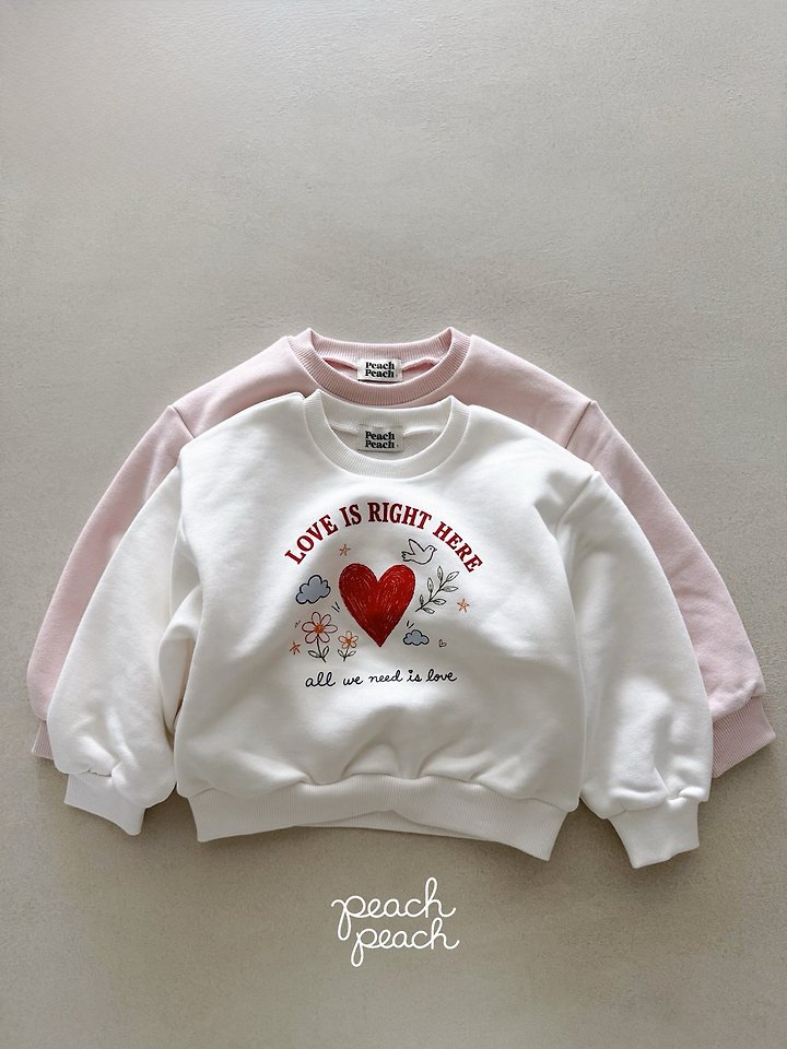 Love Sweatshirt by Peach Peach for Child - view 9