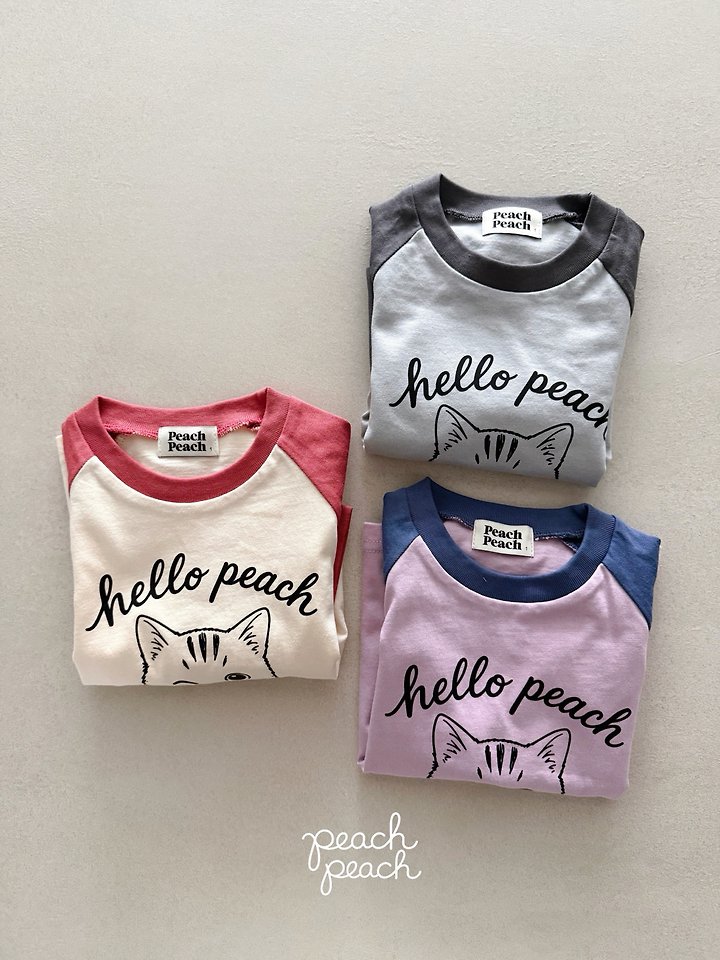 Hello Peach Tee by Peach Peach for Child - view 4