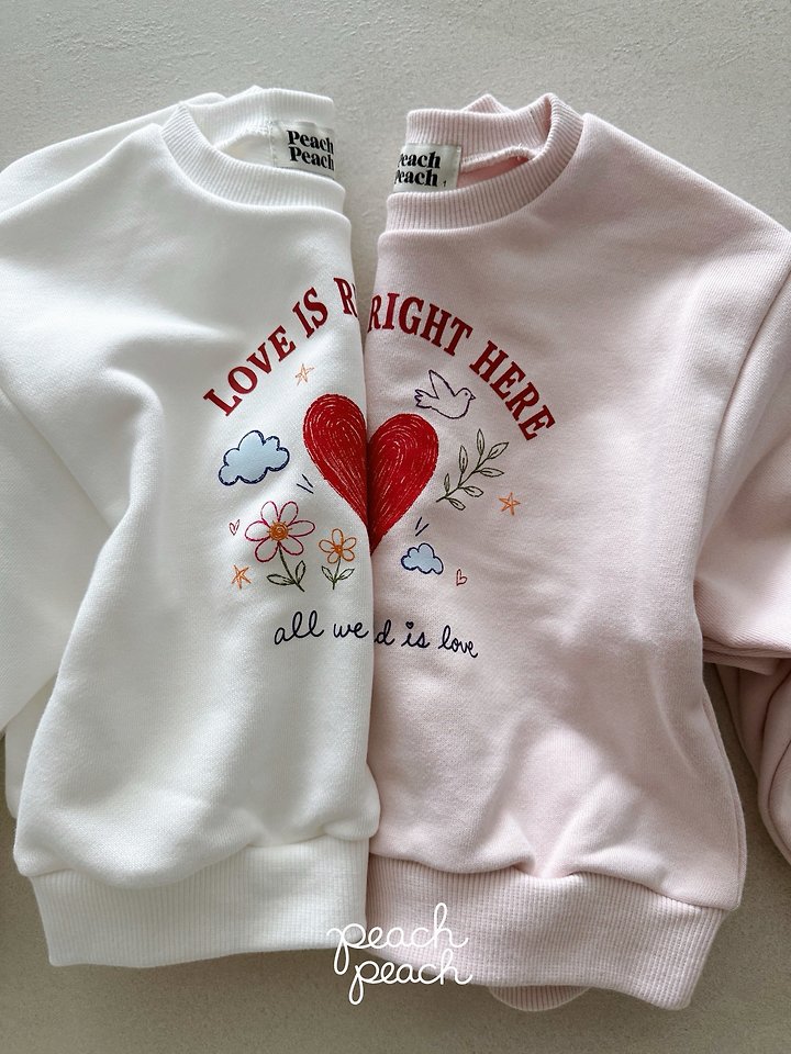 Love Sweatshirt by Peach Peach for Child - view 12