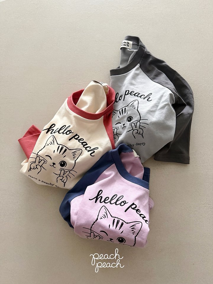 Hello Peach Tee by Peach Peach for Child - view 5