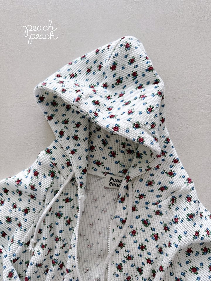 Rosie Waffle Hoodie by Peach Peach for Child - view 11