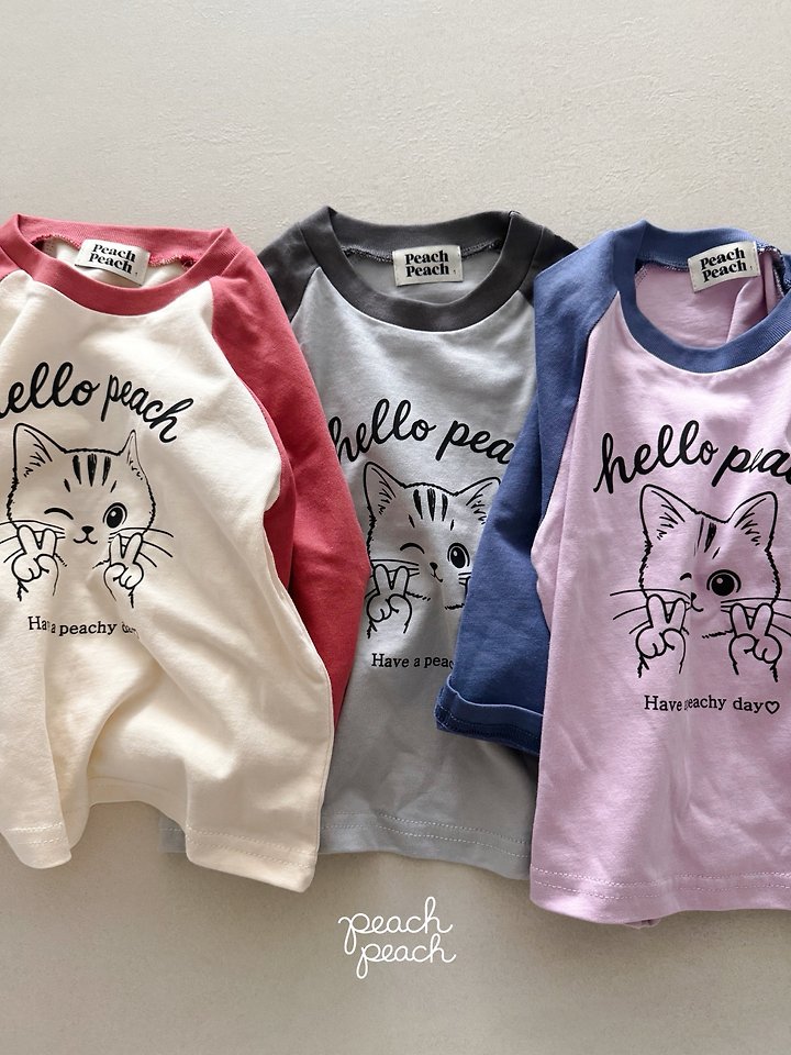 Hello Peach Tee by Peach Peach for Child - view 7