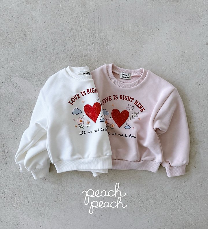 Love Sweatshirt by Peach Peach for Child - view 1