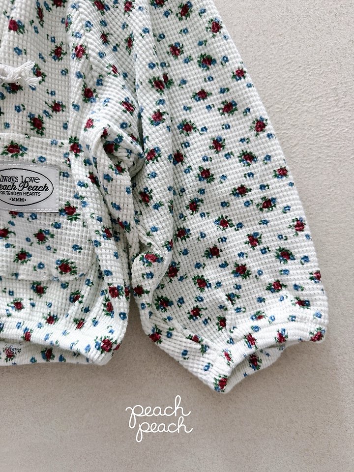 Rosie Waffle Hoodie by Peach Peach for Child - view 12