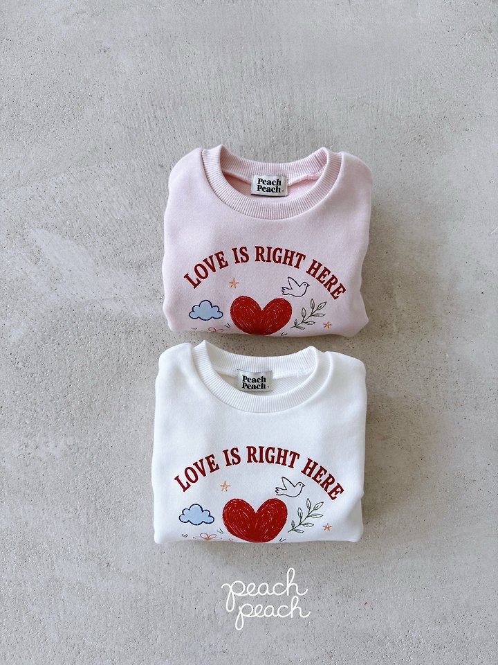 Love Sweatshirt by Peach Peach for Child - view 4