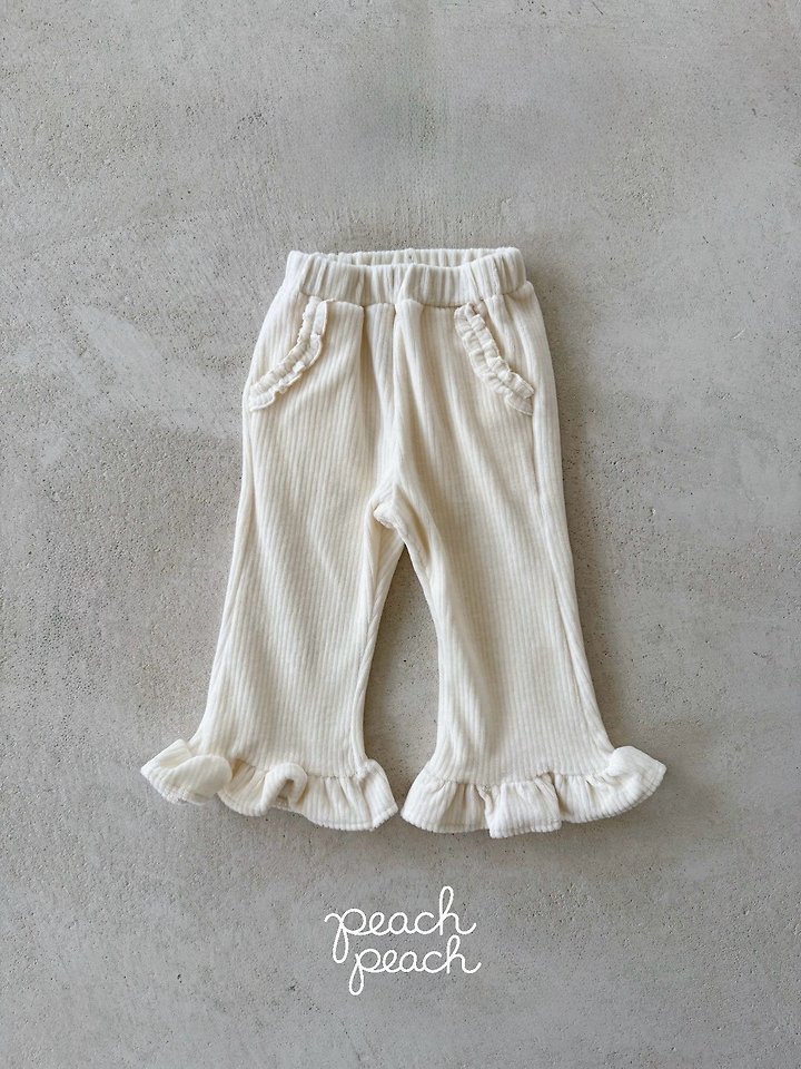 Milk Bootcut Pants by Peach Peach for Child - view 12