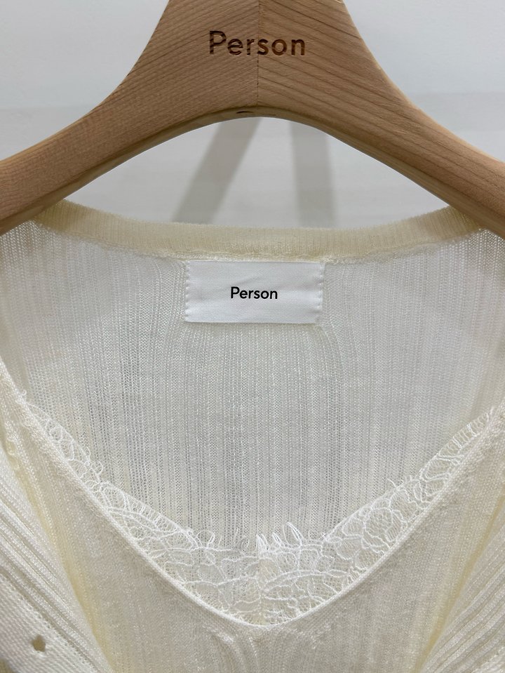 Sleeveless Cardigan Knit by Person for Women - view 5