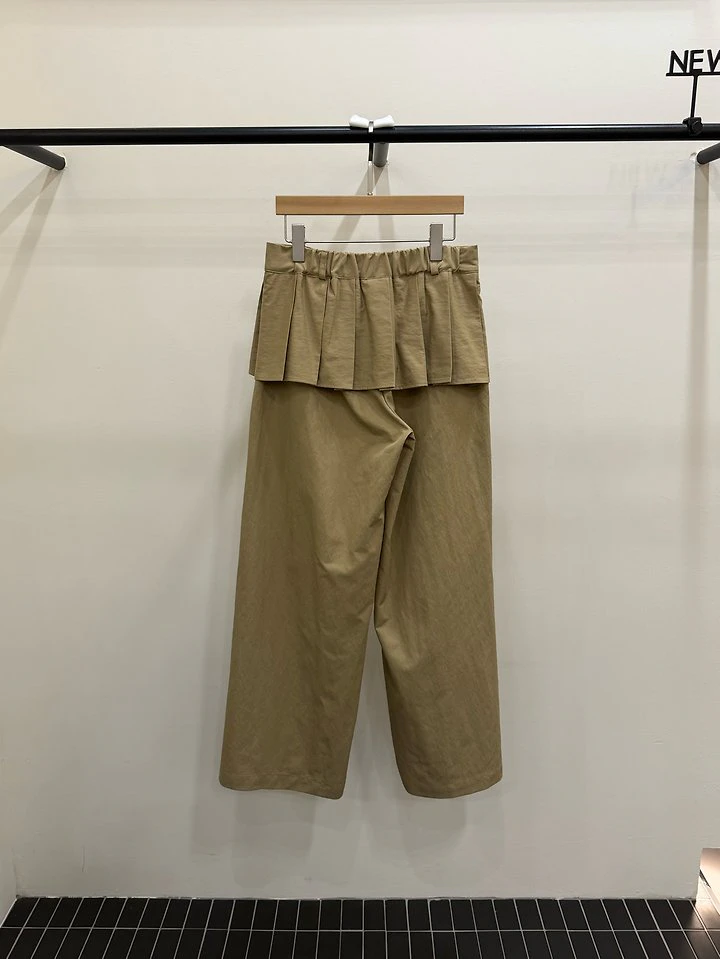 Pleated Wrap Pants by Person for Women - view 7