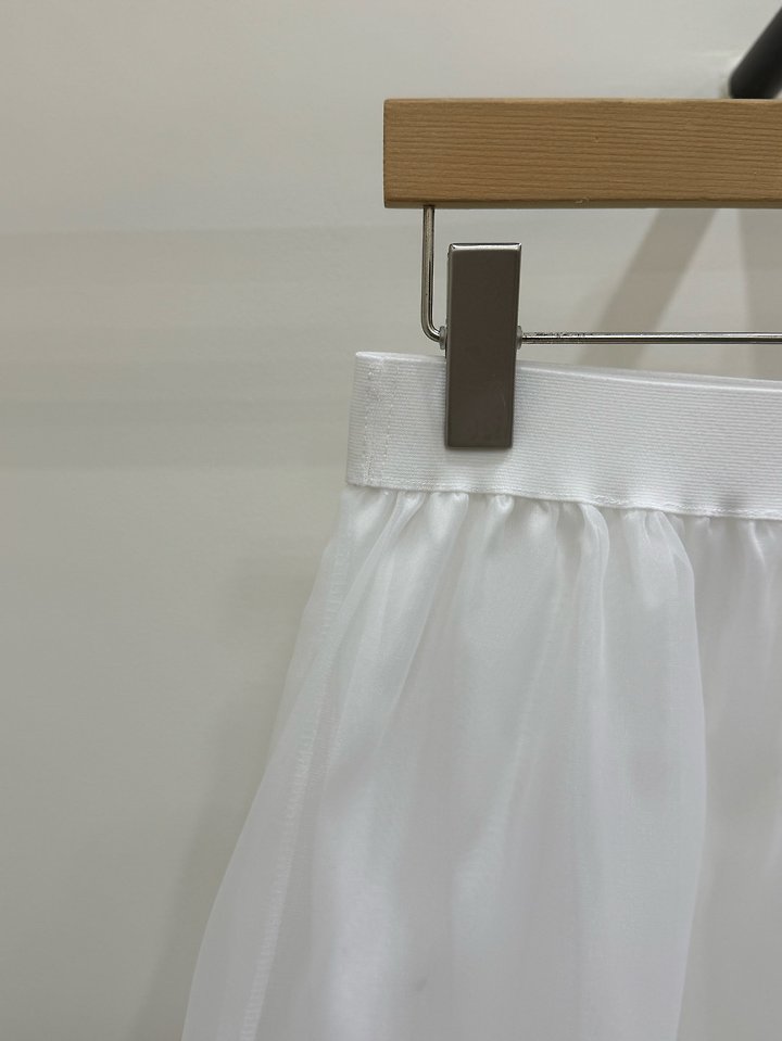 Frill Mesh Skirt by Person for Women - view 4