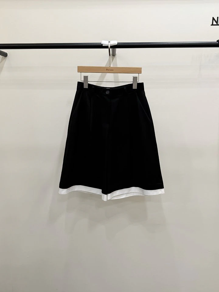 Color Block Bermuda Pants by Person for Women - view 2